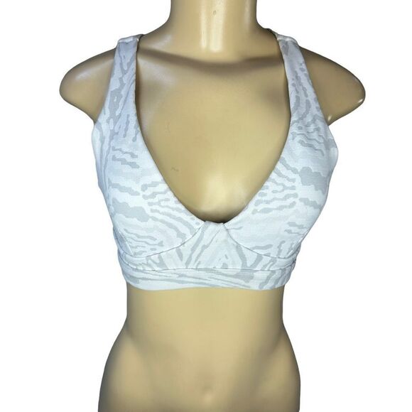 Devon Windsor Axelle crop top sports bra with removable pads small - Picture 3 of 7